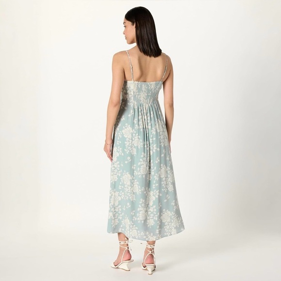 The Drop Women's Linea Spaghetti Strap Maxi Dress with Front Slit Size L - Picture 2 of 7